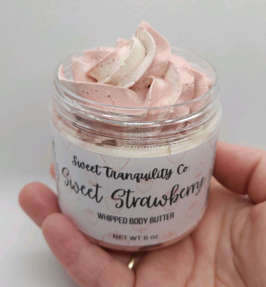 Sweet Strawberry Whipped Body Butter