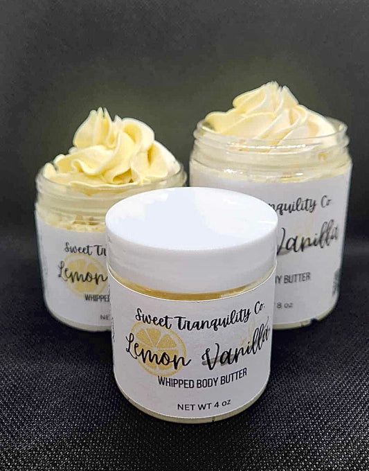 Lemon Vanilla Whipped Body Butter